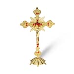 Golden Ruby Crucifix