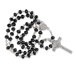 Black Bead Metallic Rosary PART THREE