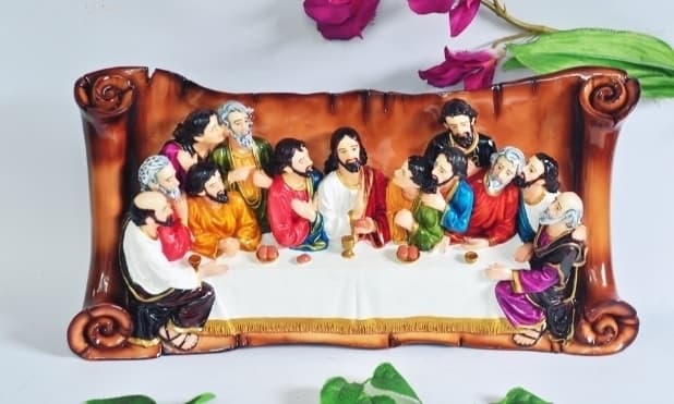 Last Supper scroll image